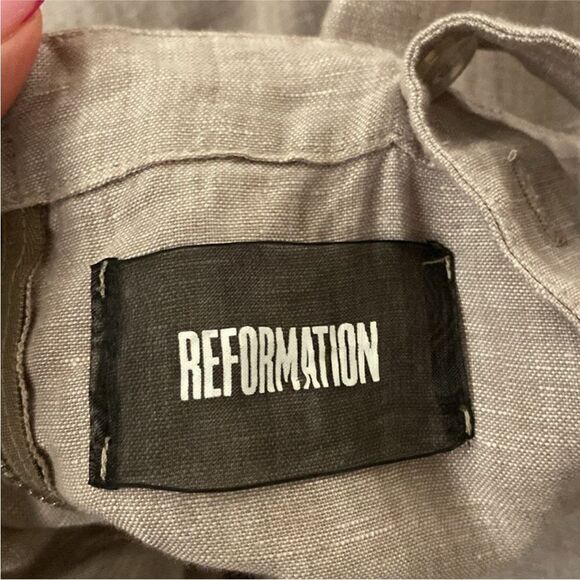 Reformation Elegant Gray Jumpsuit, XS - Picture 8 of 9